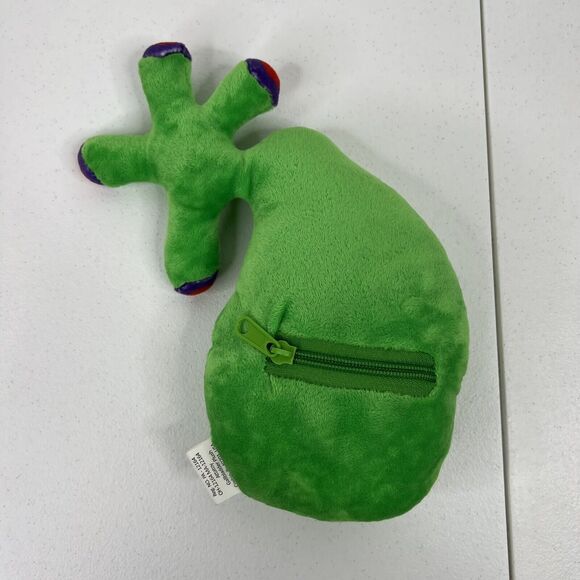 Attatoy Gallbladder Plush Body Organ Stuffed Toy Complete with Gallstones - Picture 5 of 10